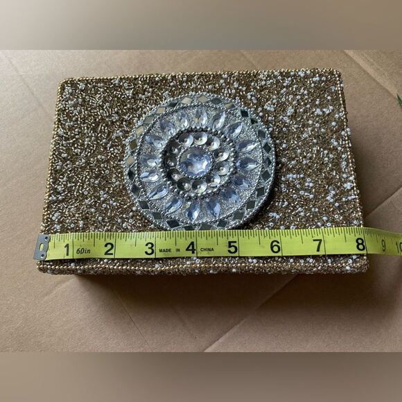 wooden jewelry box with stones - Picture 6 of 8